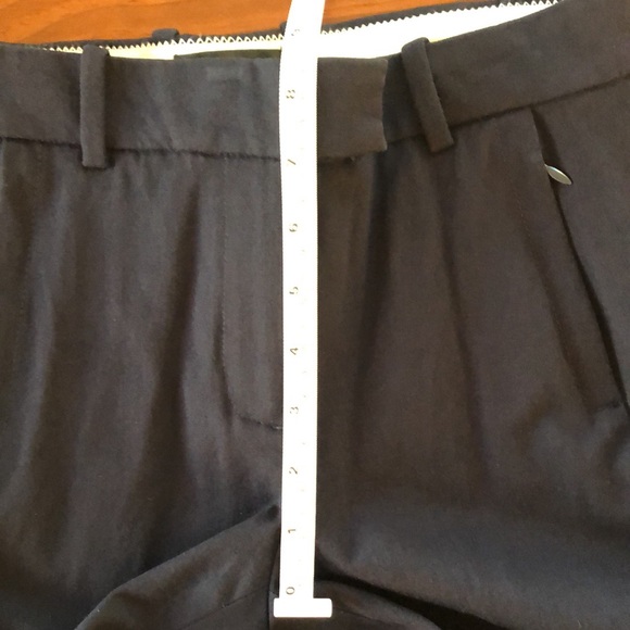 J. Crew Navy Blue Maddie Trouser Bi-Stretch Cotton Slim Straight Dress Pants - Picture 10 of 13